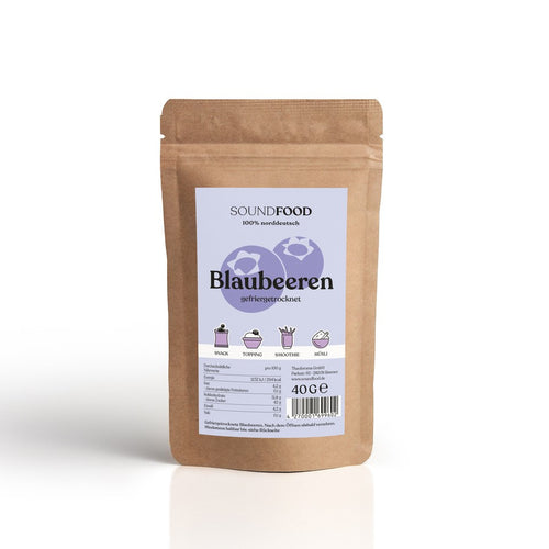 SOUNDFOOD Blaubeeren gefriergetrocknet, 40g-SOUNDFOOD-1-SOUNDFOOD