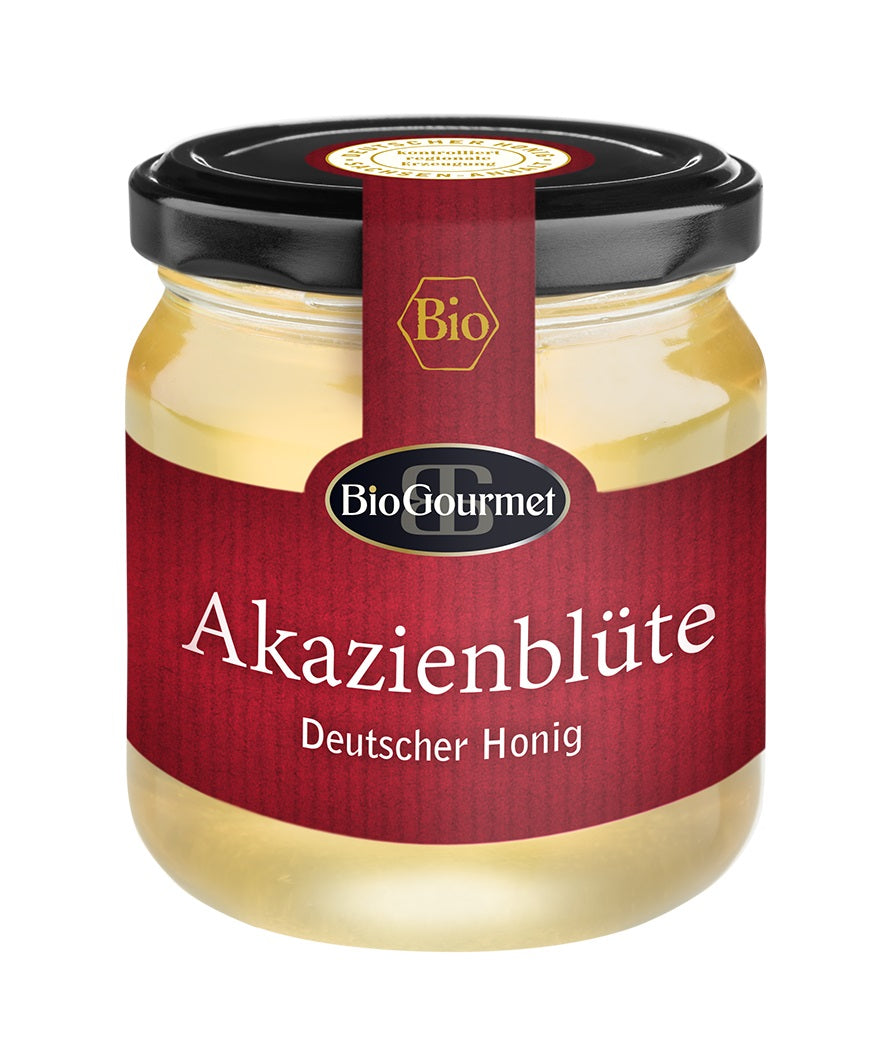 Akazie Deutscher Honig, Bioland, 250g-BioGourmet-1-SOUNDFOOD