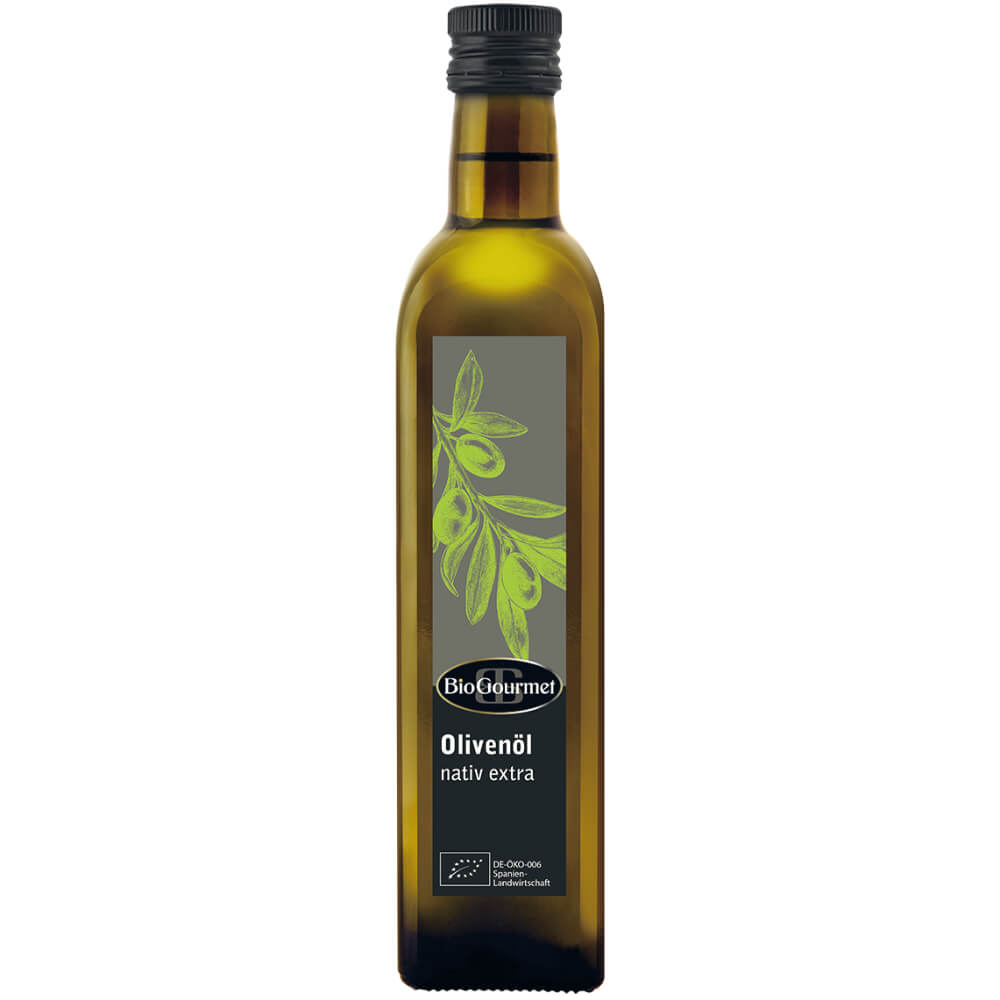 BioGourmet Olivenöl nativ extra, 6 Flaschen a 500 ml, bio-BioGourmet-1-SOUNDFOOD