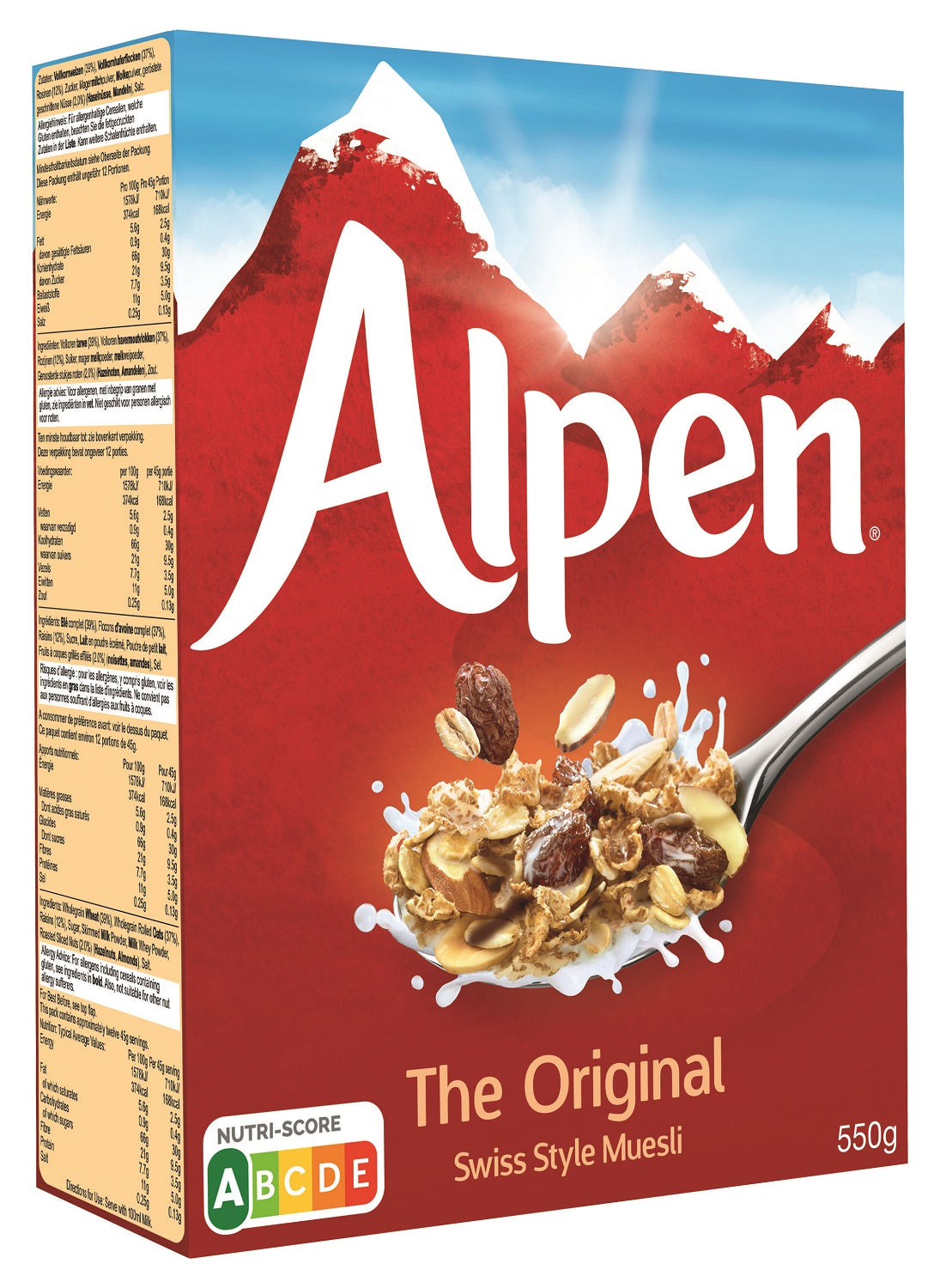 Alpen Original Müsli, 10 Packungen à 550 g-SOUNDFOOD-1-SOUNDFOOD