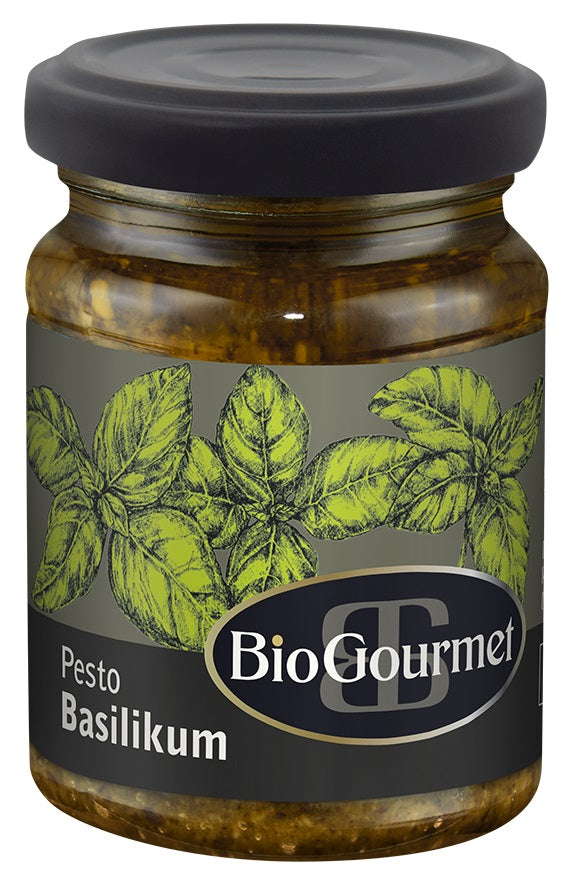 Bio Basilikum Pesto, 6 Gläser à 120g-SOUNDFOOD-1-SOUNDFOOD