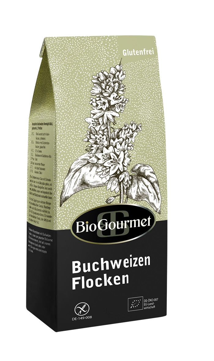 Bio Buchweizenflocken, glutenfrei, 4 Packungen à 250g-SOUNDFOOD-1-SOUNDFOOD