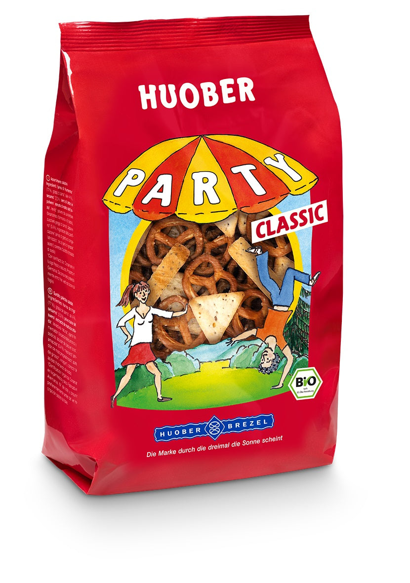 Huober Bio Party Mix, 12 Tüten à 200g-SOUNDFOOD-1-SOUNDFOOD